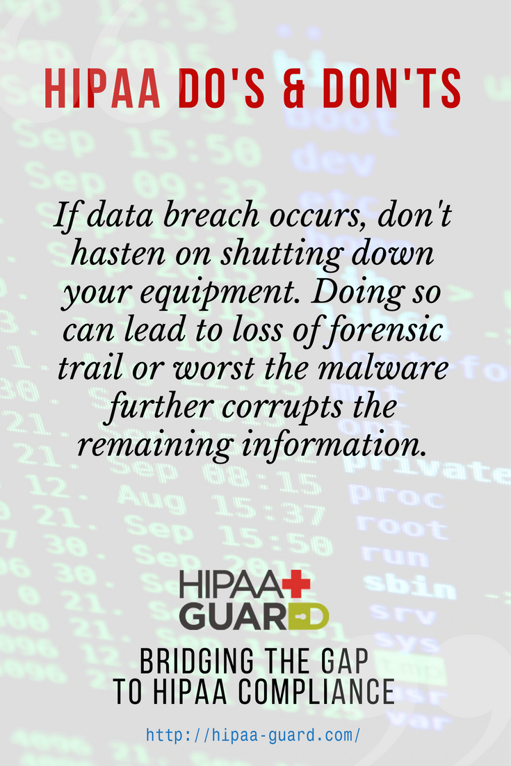 HIPAA Do’s and Don’ts | HIPAA-Guard